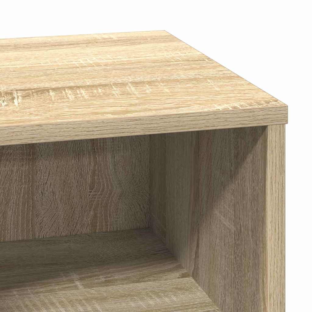 Bedside Cabinet Sonoma oak 50 x 34.5 x 50 cm Engineered wood